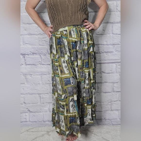 Vintage 90's MPH Collection boho maxi skirt - Picture 2 of 5